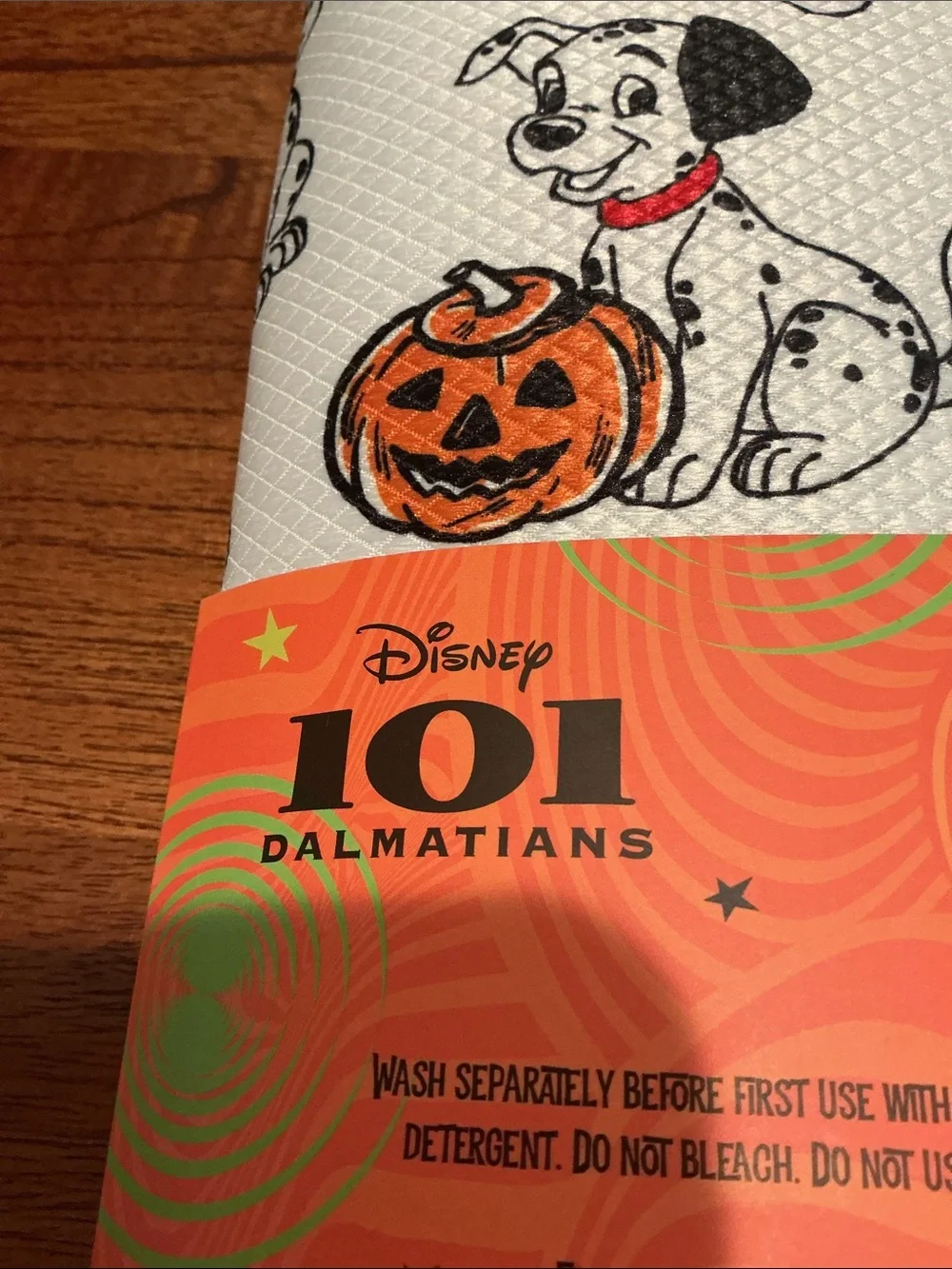 Disney 101 Dalmatians Halloween Dish Drying Mats- Set of 2